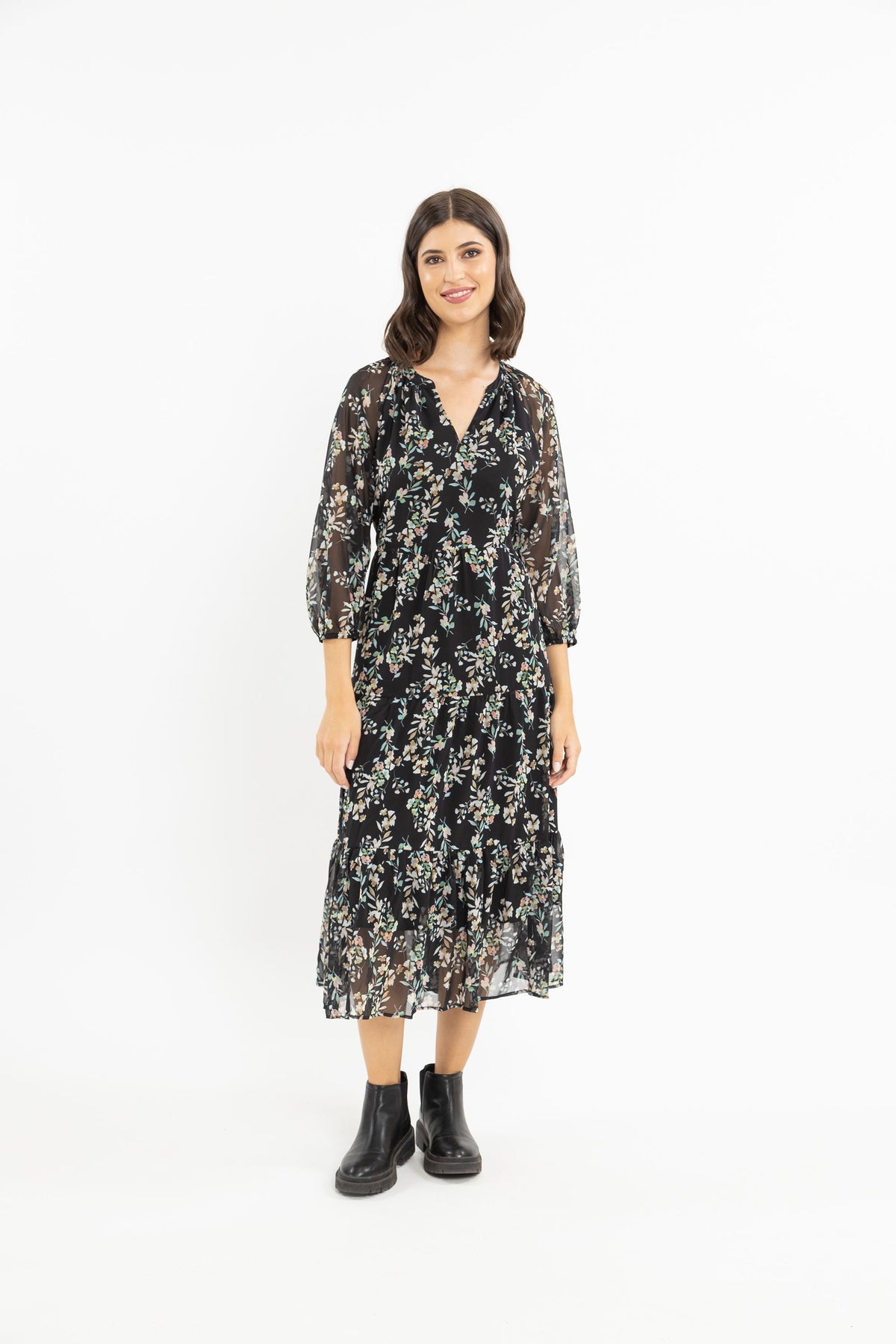 Willow Maxi Dress Chiffon Trelice