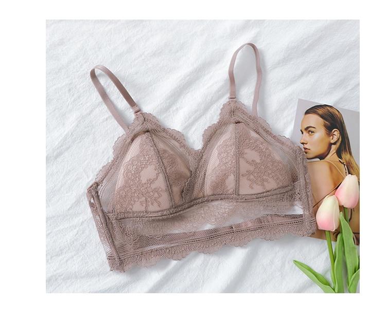 Backless Bralette & Knicker Set Rose