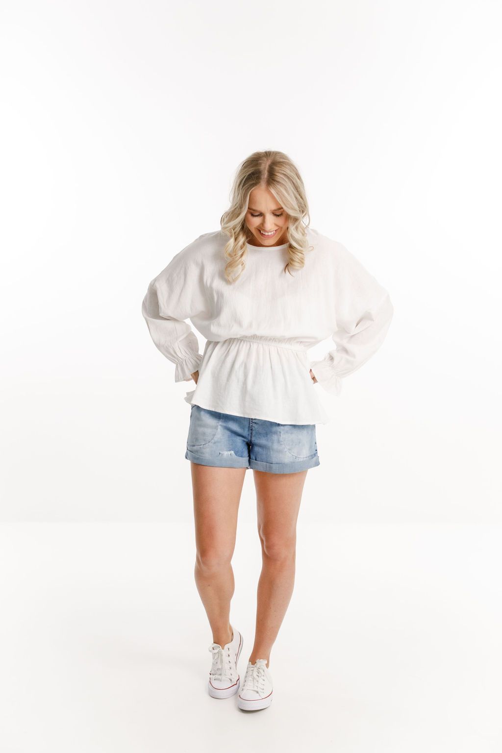 Abby Shirt White Linen