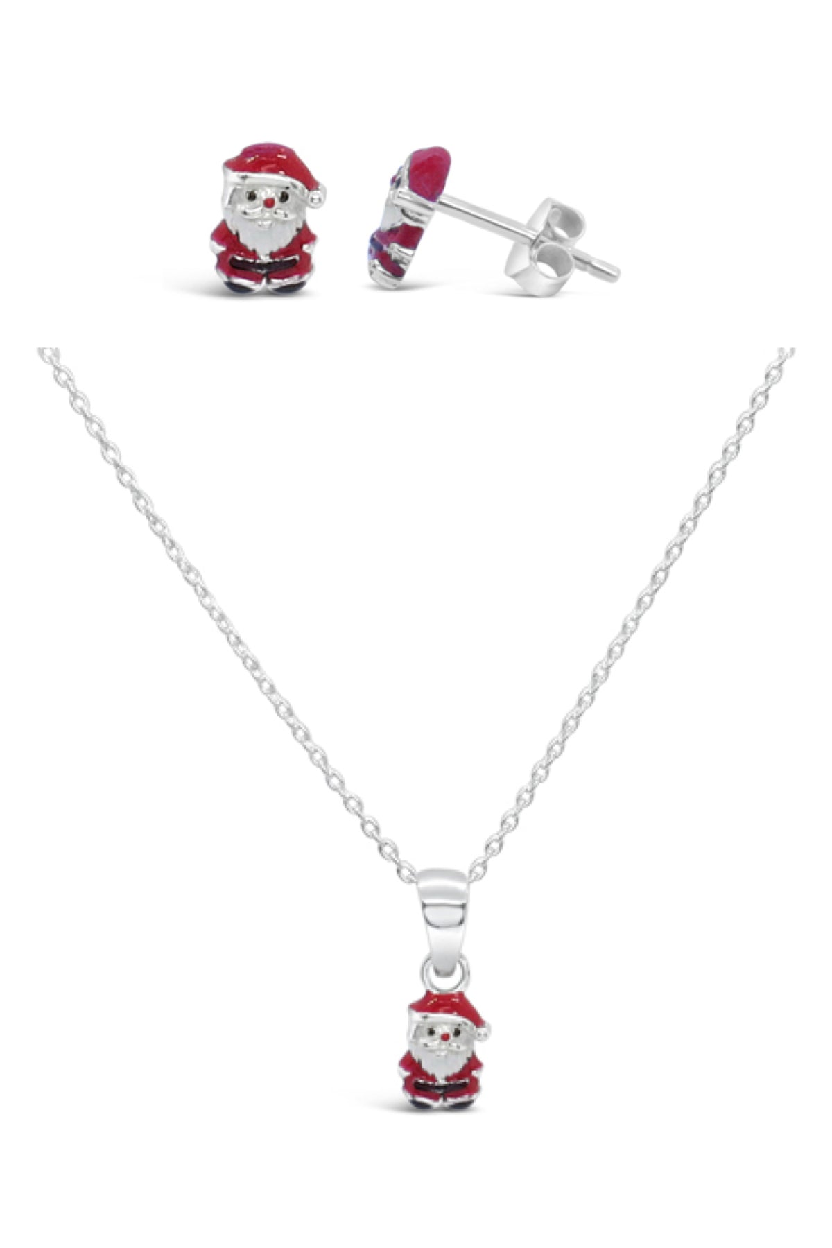 Santa Necklace and Studs Pack