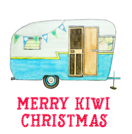 Merry Kiwi Christmas Card