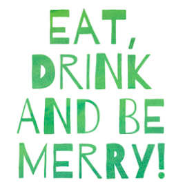 Eat And Be Merry Card