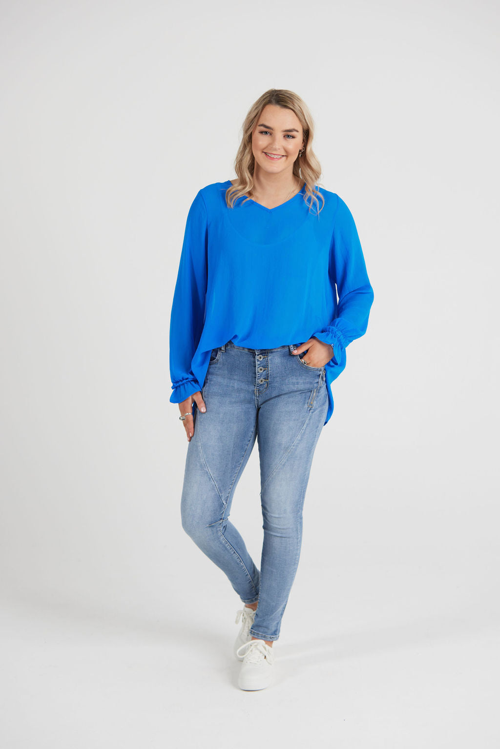 Grace Top Lapis Blue