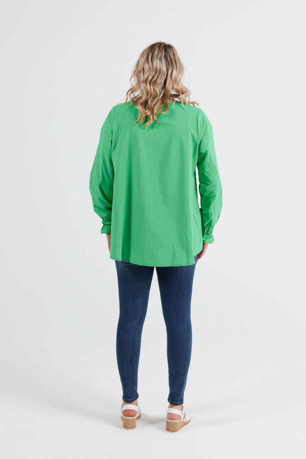 Grace Top Green Apple