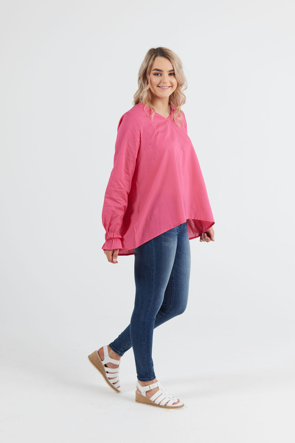 Grace Top Hot Pink