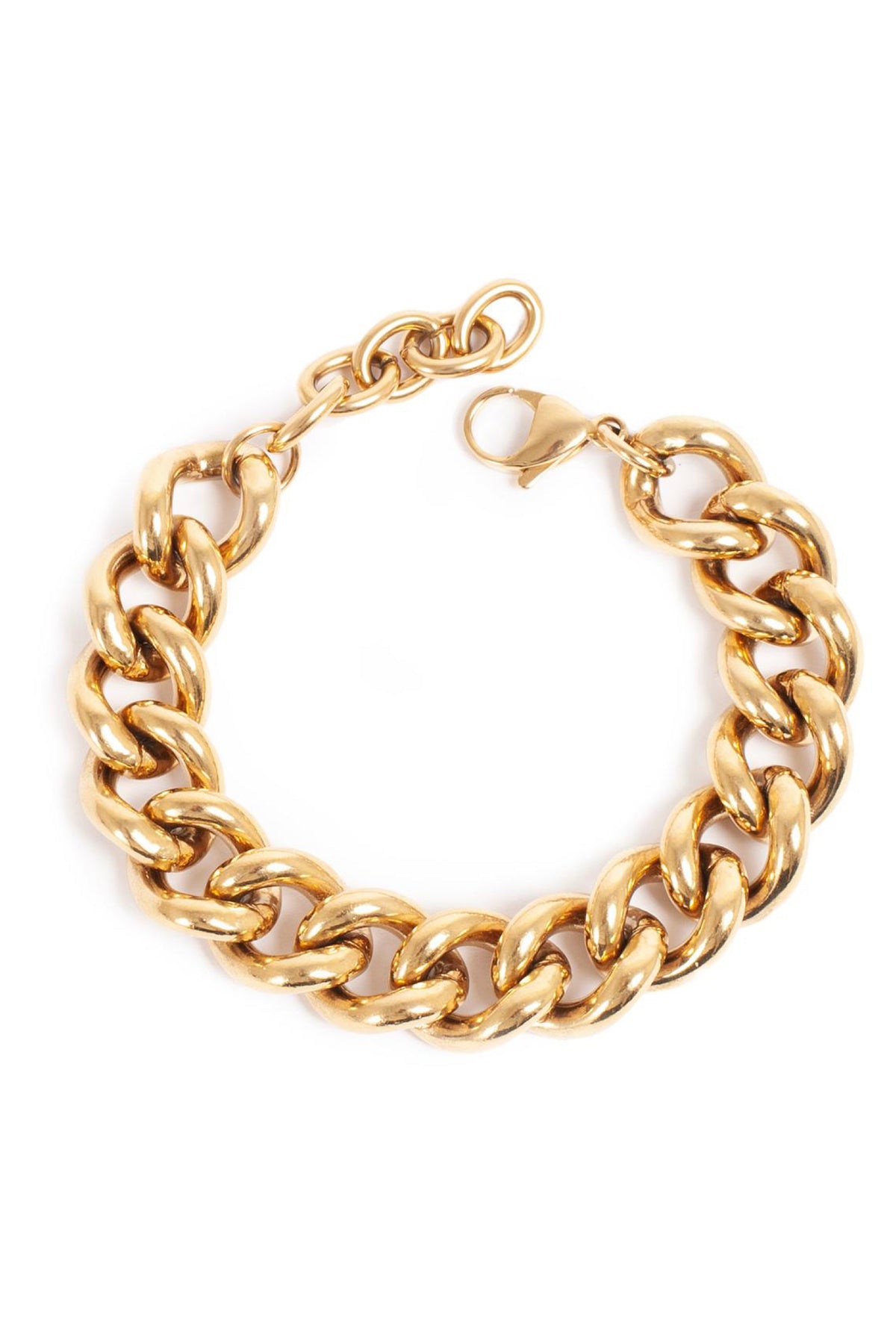 Bracelet Steel Unisex Armor Chain Gold