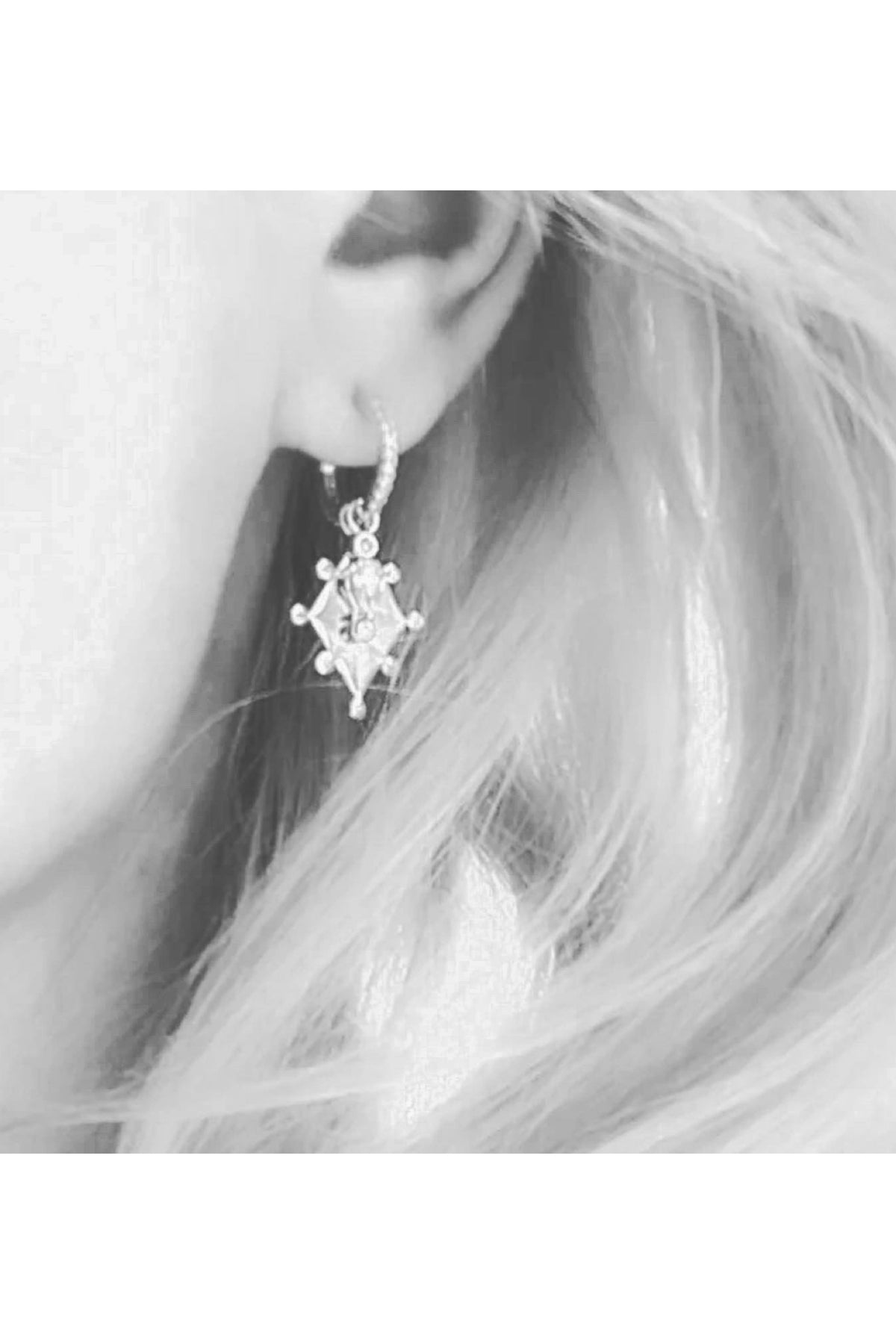 Goddess Earrings Silver