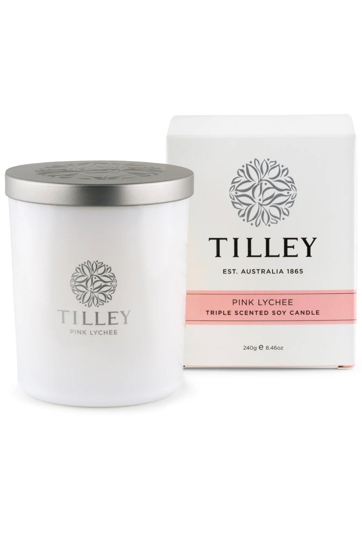 Tilley Soy Candle Pink Lychee