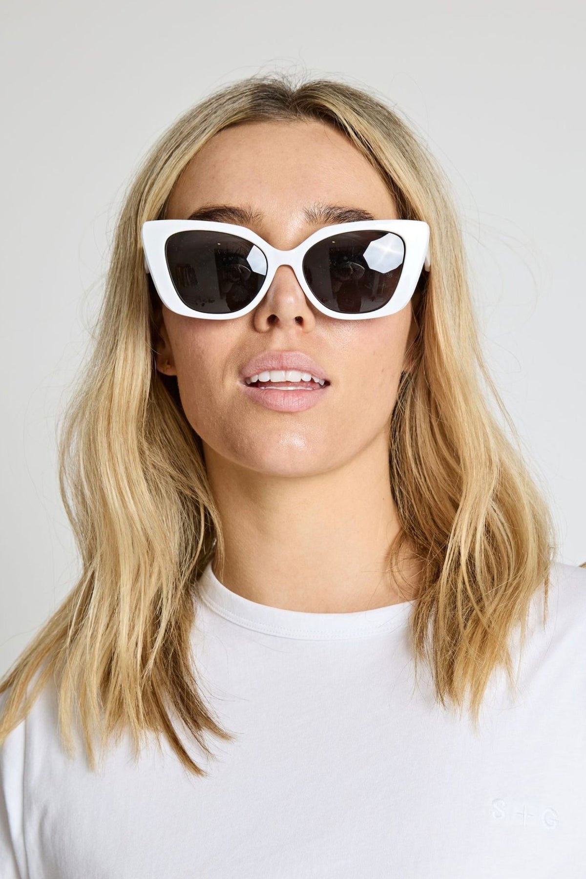 Leilani Sunglasses White