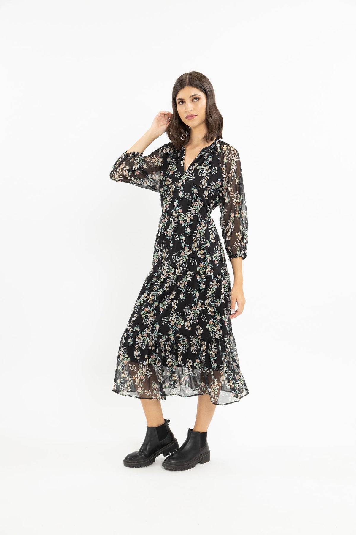 Willow Maxi Dress Chiffon Trelice