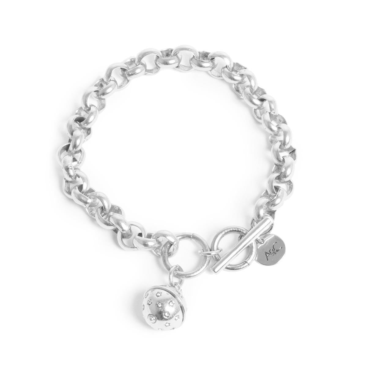 Bracelet With Charm Astro Silver